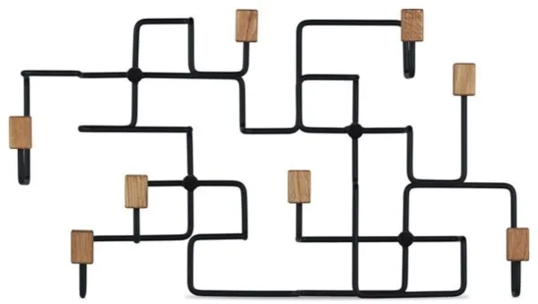 Gejst Underground Knagerække Eg/Sort